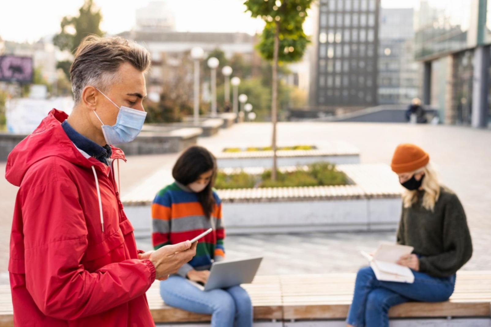 Professional financial consultation workspace showing modern office environment